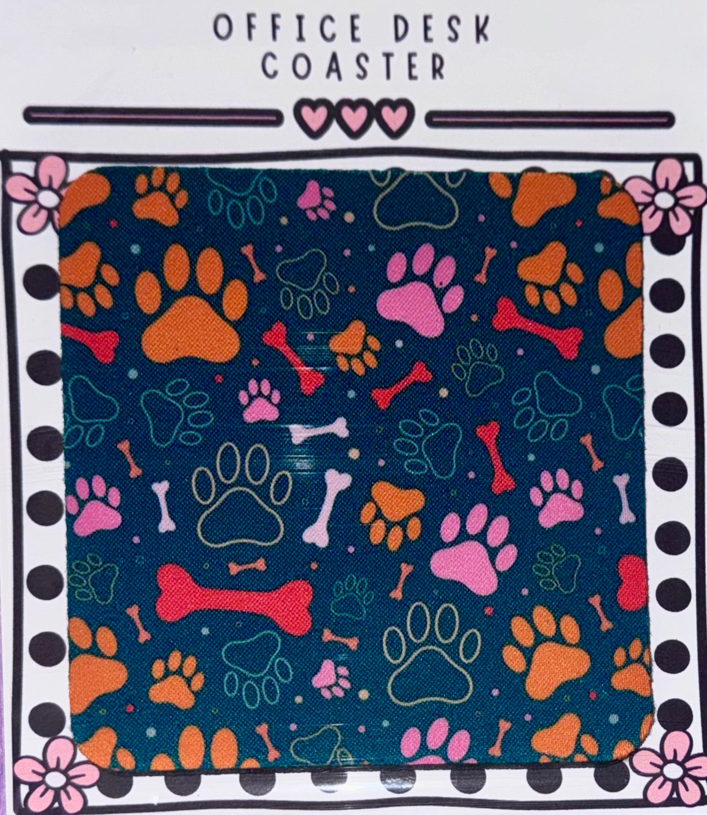Paws & Bones Desk Coaster