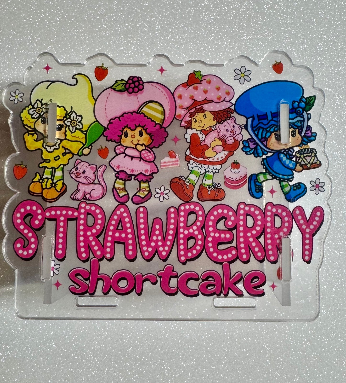 Strawberry Shortcake and Friends Acrylic Pen Holder