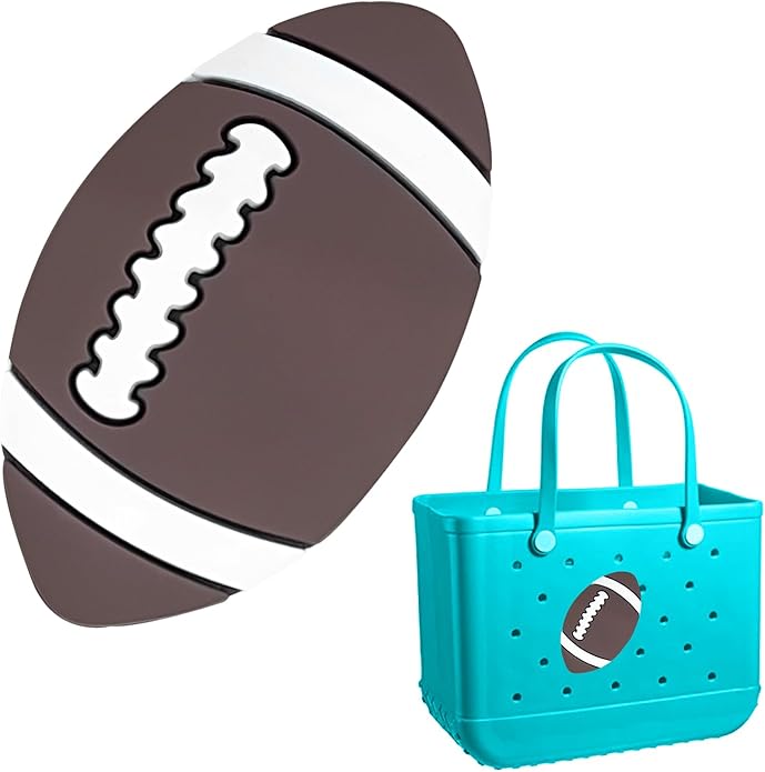 Football Bogg Bag Charm