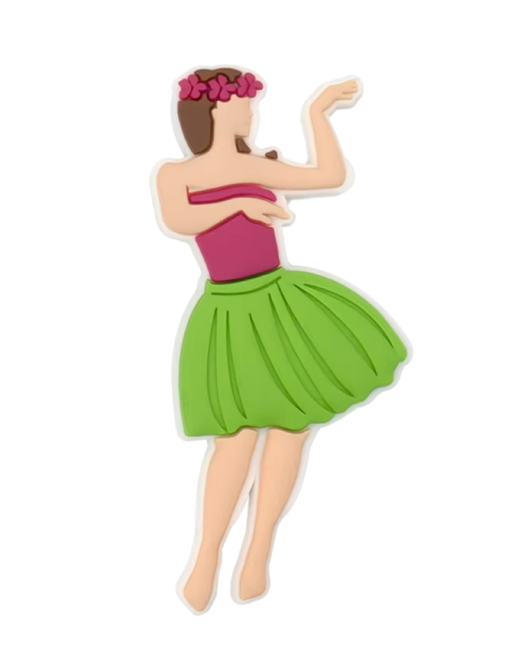 Hula Girl Bogg Bag Charm
