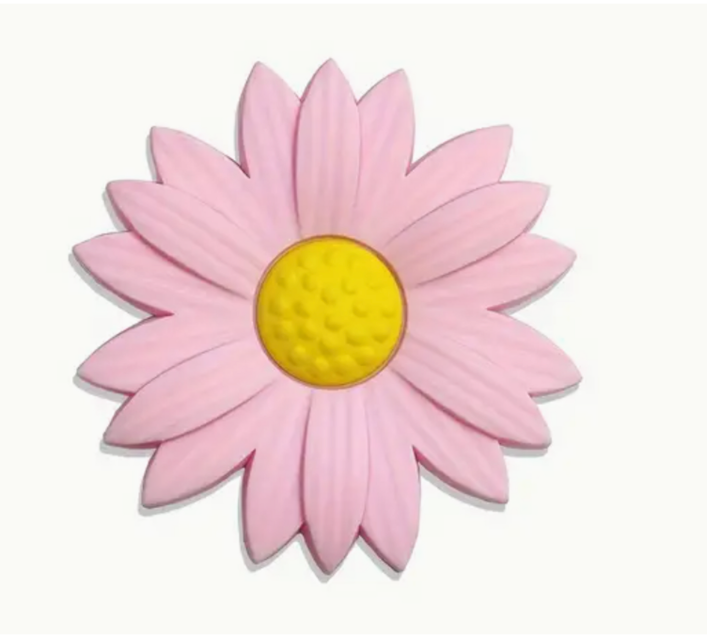 Pink Sunflower Bogg Bag Charm