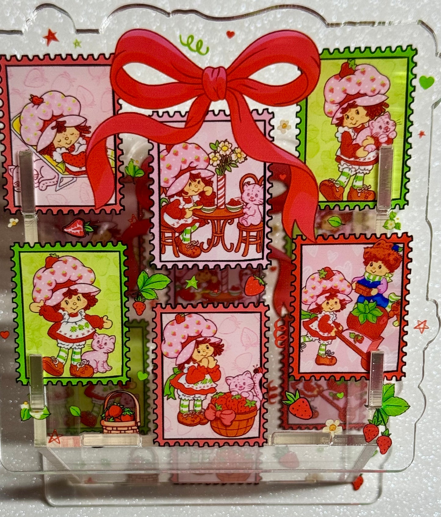 Strawberry Shortcake Collage Acrylic Pen Holder