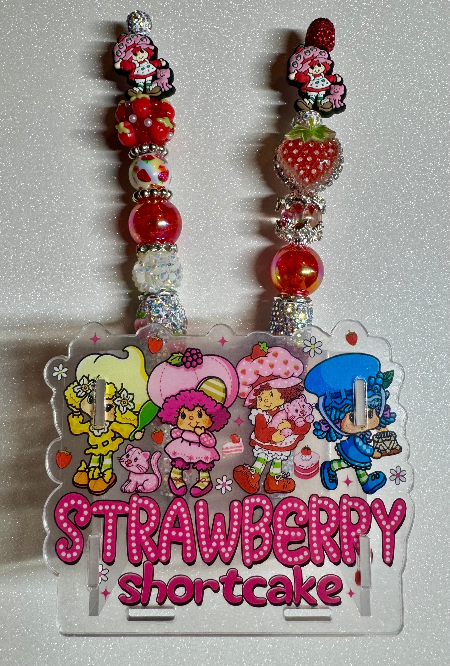 Strawberry Shortcake and Friends Acrylic Pen Holder
