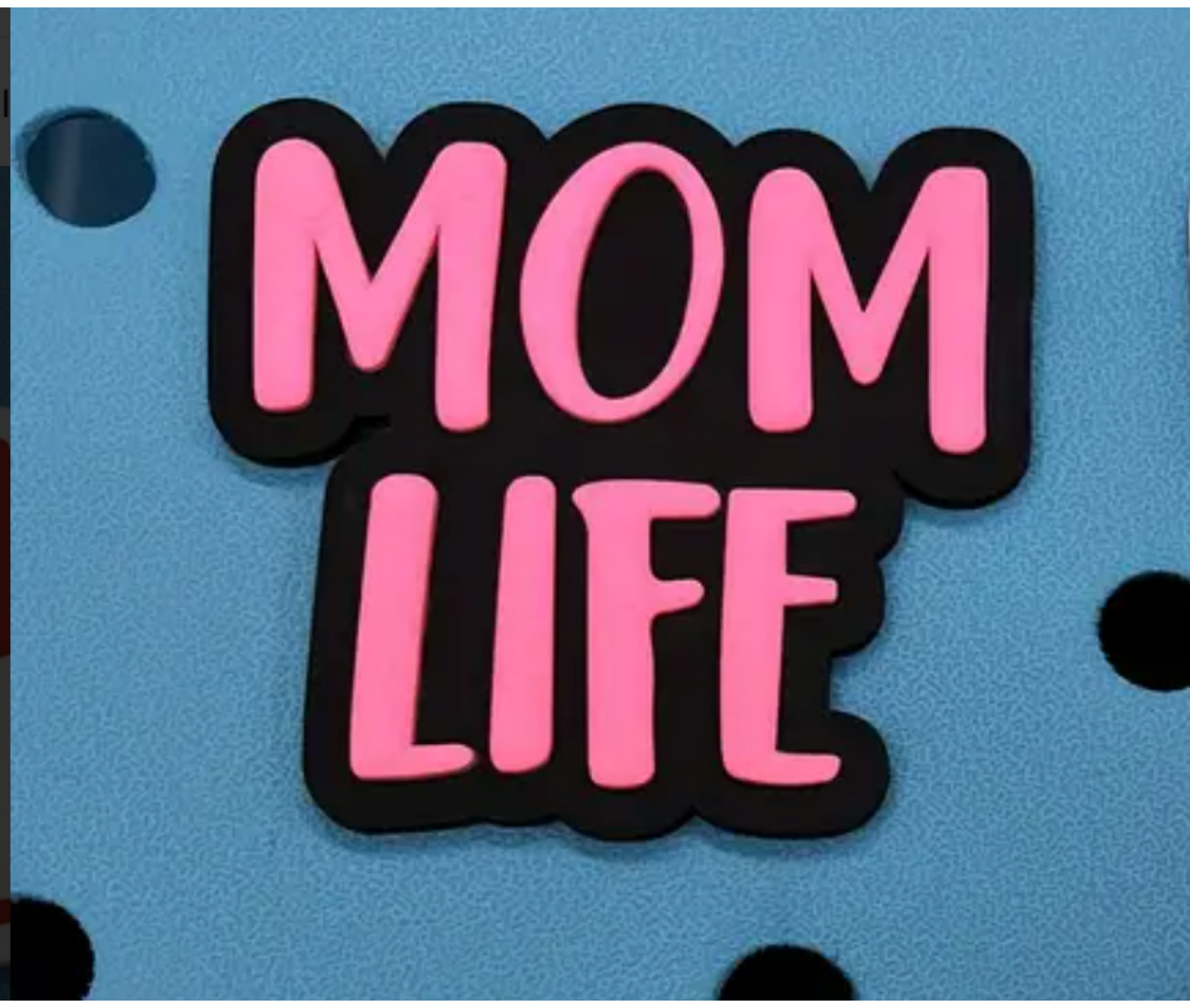 Mom Life Bogg Bag Charm