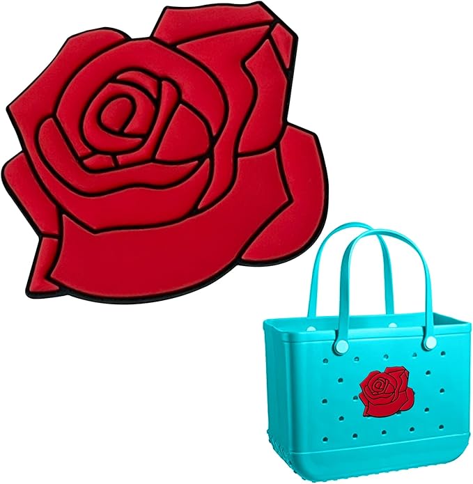 Rose Bogg Bag Charm