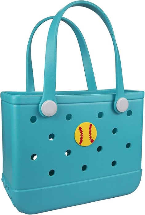 Softball Bogg Bag Charm